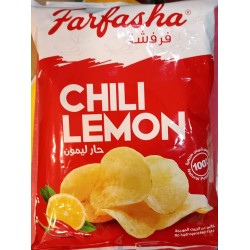 شبس فرفشة حار بالليمون